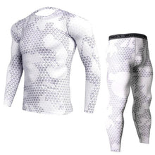 Load image into Gallery viewer, New Fitness Camo T Shirt Men Compression Shirt