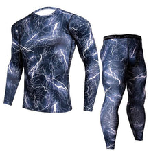 Load image into Gallery viewer, New Fitness Camo T Shirt Men Compression Shirt
