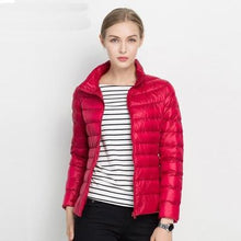 Load image into Gallery viewer, Women Winter Coat New Ultra Light White Duck