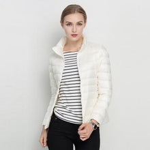 Load image into Gallery viewer, Women Winter Coat New Ultra Light White Duck