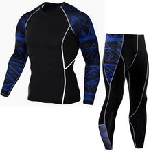 Load image into Gallery viewer, Thermal Mens Underwear   Long Sleeve Fitness Tights