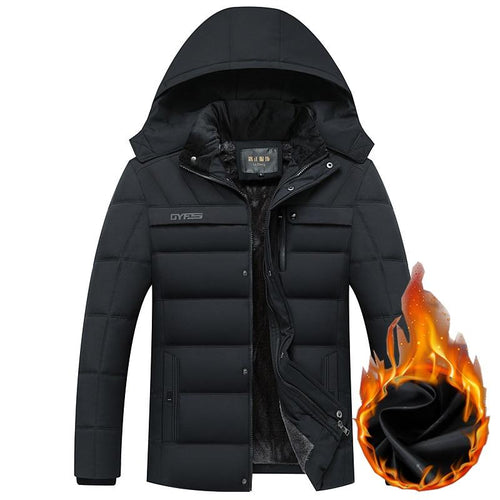 Winter Jacket Men -20 Degree Thicken Warm Parkas Hooded Coat