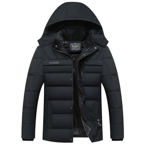 Winter Jacket Men -20 Degree Thicken Warm Parkas Hooded Coat