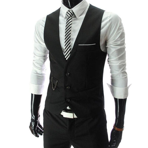 New Arrival Dress Vests For Men Slim Fit Mens