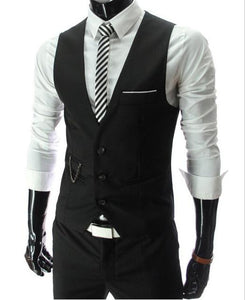New Arrival Dress Vests For Men Slim Fit Mens