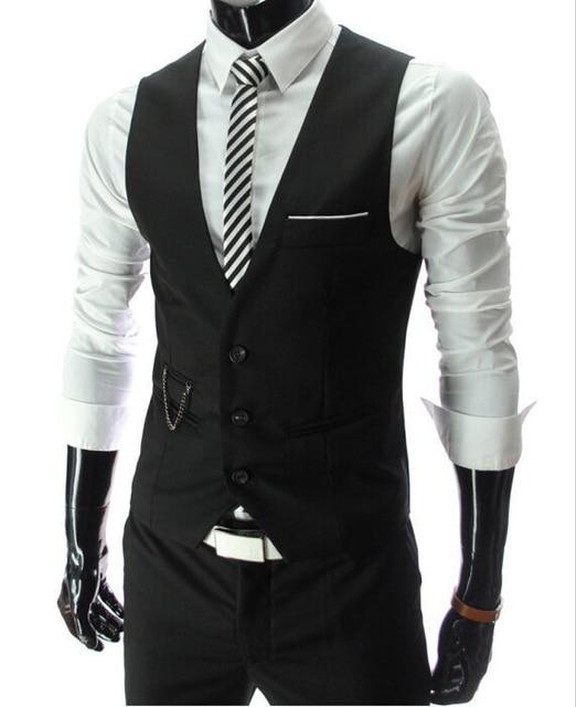New Arrival Dress Vests For Men Slim Fit Mens