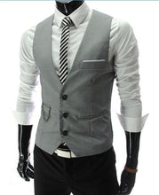 Load image into Gallery viewer, New Arrival Dress Vests For Men Slim Fit Mens