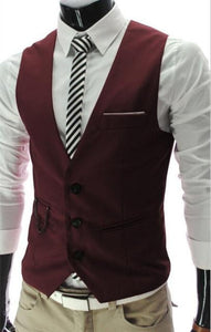 New Arrival Dress Vests For Men Slim Fit Mens