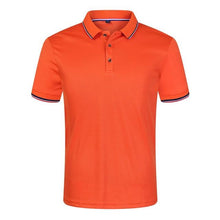 Load image into Gallery viewer, Solid Color Summer Polo Shirts Men Cotton