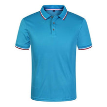 Load image into Gallery viewer, Solid Color Summer Polo Shirts Men Cotton