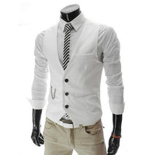 Load image into Gallery viewer, New Men Dress Vests For Men Slim Fit