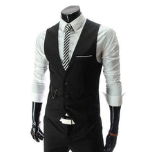 Load image into Gallery viewer, New Men Dress Vests For Men Slim Fit