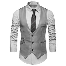 Load image into Gallery viewer, New Spring Formal Vest Men Slim Fit Mens Vest Casual Male