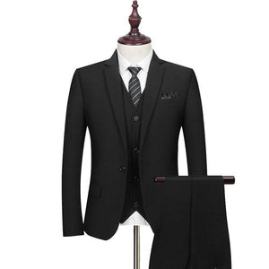 customSuit, men's suit, three pieces of business suit,