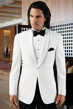 Load image into Gallery viewer, Groomsmen Peaked Black Lapel Groom Tuxedos