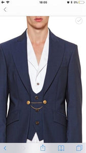 Groomsmen Peaked Black Lapel Groom Tuxedos