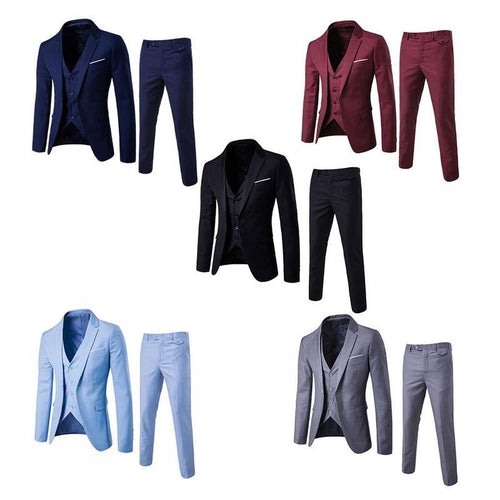 Formal Men Suit Slim Fit Mens Large Size Suits