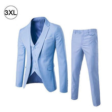 Load image into Gallery viewer, Formal Men Suit Slim Fit Mens Large Size Suits