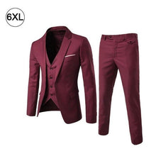 Load image into Gallery viewer, Formal Men Suit Slim Fit Mens Large Size Suits