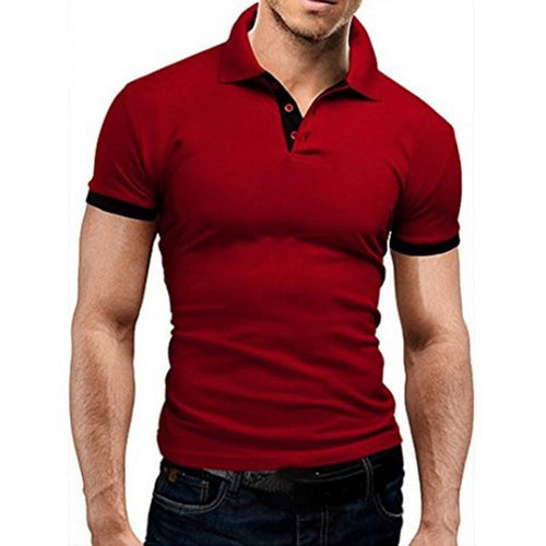 Mens Polo Shirt New Summer Short Sleeve